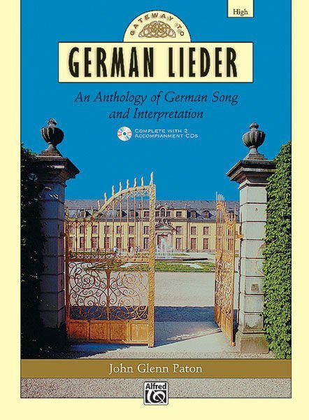 Gateway to German Lieder, Book only Default Alfred Music Publishing Music Books for sale canada