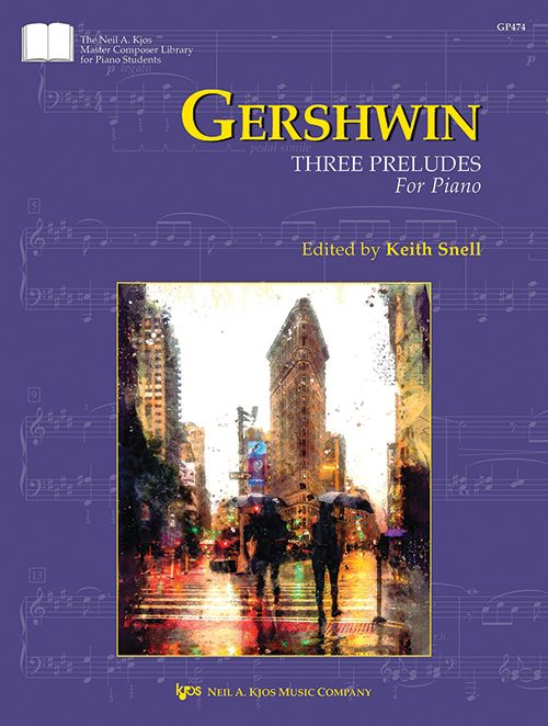 Gershwin: Three Preludes Kjos (Neil A.) Music Co ,U.S. Music Books for sale canada