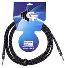 GF FAT-TWEED (BLACK) INSTRUMENT CABLE - 10 FEET Groove Factory Accessories for sale canada