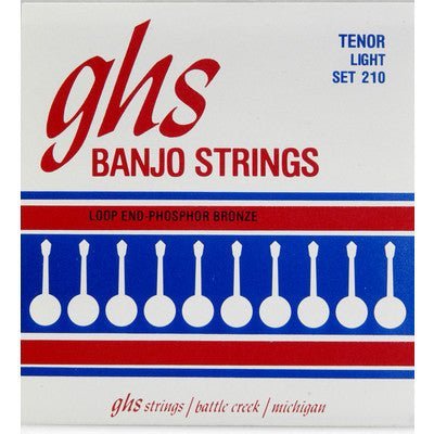 GHS Banjo Strings Set, Tenor Light Loop-end GHS Music Products Stringed Accessories for sale canada