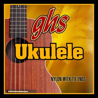 ghs Ukulele Strings Set, with Tie Ends 10 Hawaiian D-Tuning, Clear Nylon GHS Music Products Ukulele Accessories for sale canada