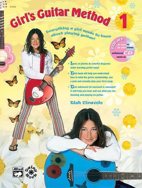 Girl's Guitar Method 1, Book & CD Default Alfred Music Publishing Music Books for sale canada