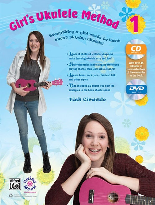 Girl's Ukulele Method, Level 1 (Book & CD/DVD) Alfred Music Publishing Music Books for sale canada