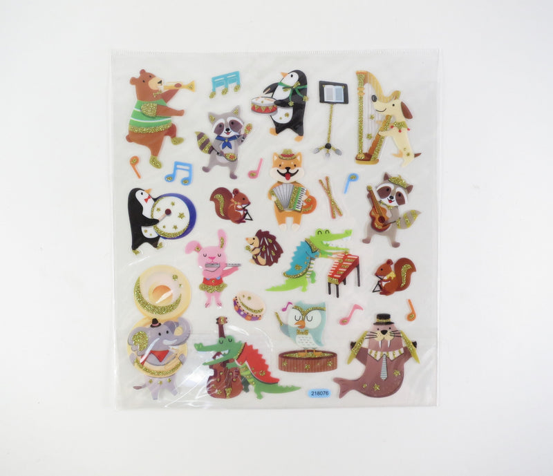 Glitter Stickers Musical Animals Aim Gifts Stickers for sale canada