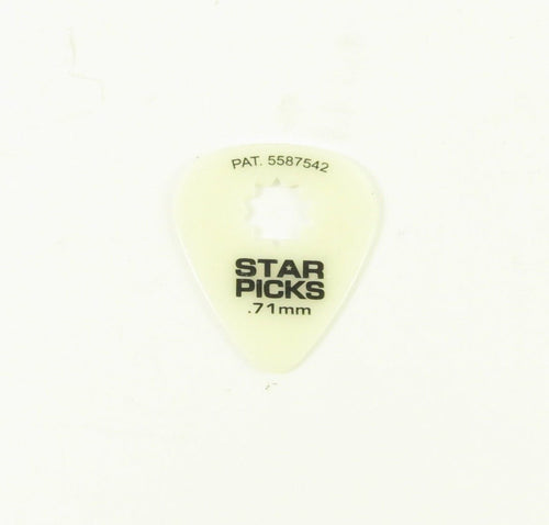 Glow in the Dark Guitar Star Picks 12-Pack 0.71 Everly Music Guitar Accessories for sale canada