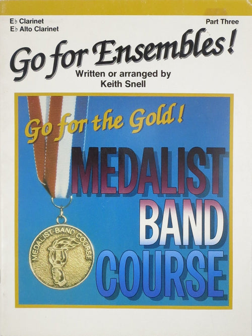 Go for Ensembles!, Part 3 for Eb Clarinet/Eb Alto Clrinet Default Alfred Music Publishing Music Books for sale canada