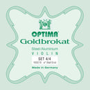 Goldbrokat Violin String 4/4 Set 1000 B e" Ball End Optima Accessories for sale canada