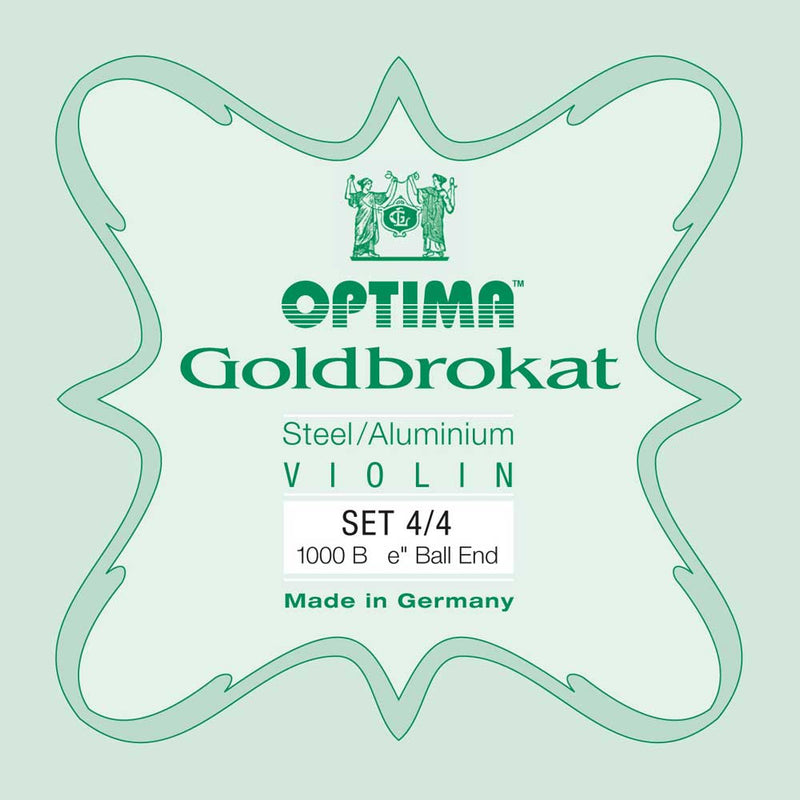 Goldbrokat Violin String 4/4 Set 1000 B e" Ball End Optima Accessories for sale canada
