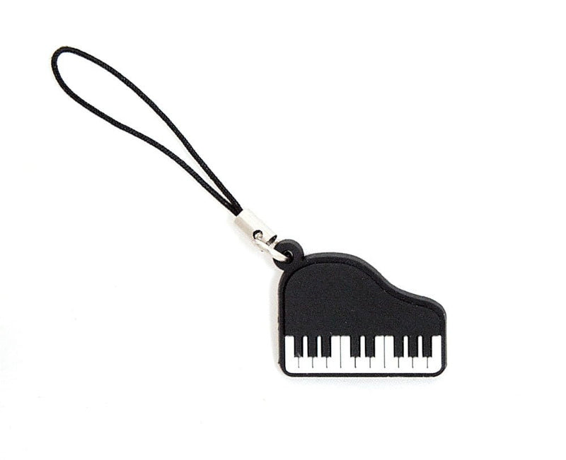 Grand Piano Charm Zipper Pulls - Black and White Music Treasures Novelty for sale canada