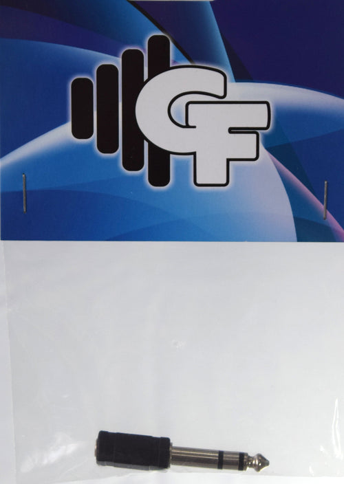 GRF CONNECTOR TRANSFORMER - 1/8 FEMALE STEREO X 1/4 MALE STEREO Groove Factory Stereo Plug for sale canada