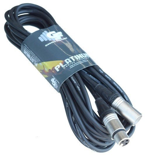Groove Factory Platinum MICROPHONE Cables XLR - 25 FEET Groove Factory Cable for sale canada