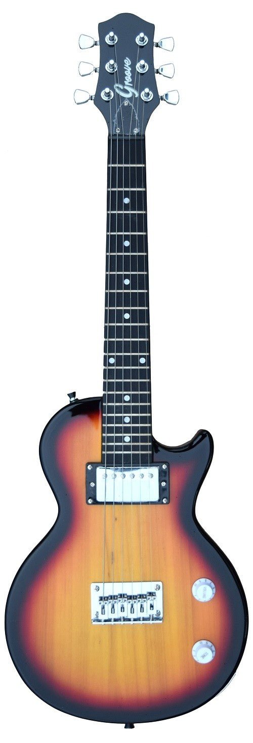 GROOVE Junior Electric Guitar 32'' LP Shaped Into Sunburst Groove Factory Guitar for sale canada