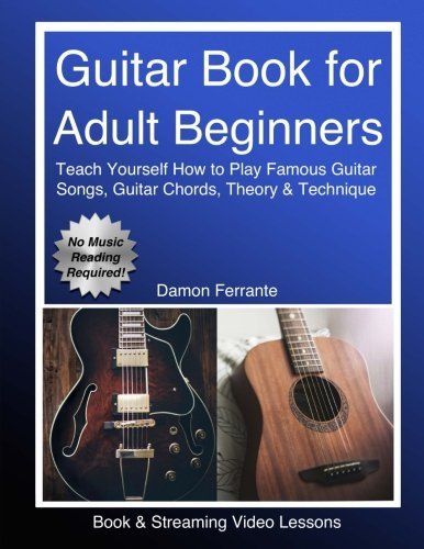 Guitar Book for Adult Beginners -Book only Damon Ferrante Music Books for sale canada
