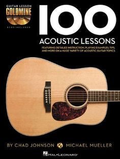 Guitar Lesson Goldmine, 100 Acoustic Lessons Hal Leonard Corporation Music Books for sale canada