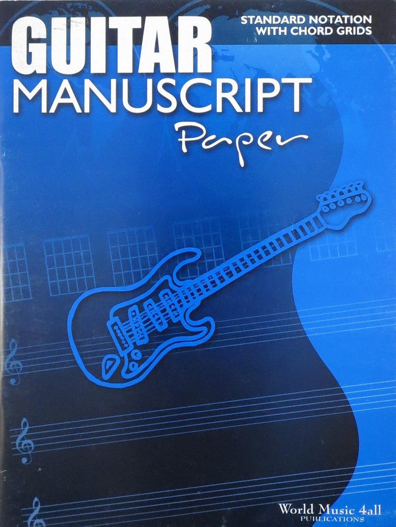 Guitar Manuscript Paper World Music 4all Manuscript paper for sale canada