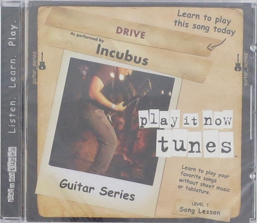 Guitar Series: Drive as Performed by Incubus Talking Tabs CD for sale canada
