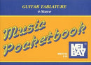 Guitar Tablature 4-Stave Music Pocketbook Default Mel Bay Publications, Inc. Music Books for sale canada