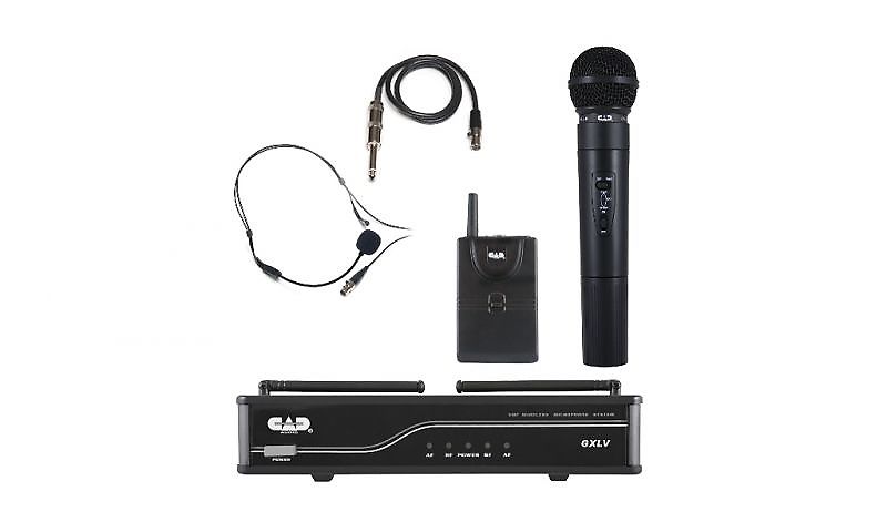 GXLVHBJ Dual Channel Wireless Handheld - Body Pack CAD Microphone for sale canada