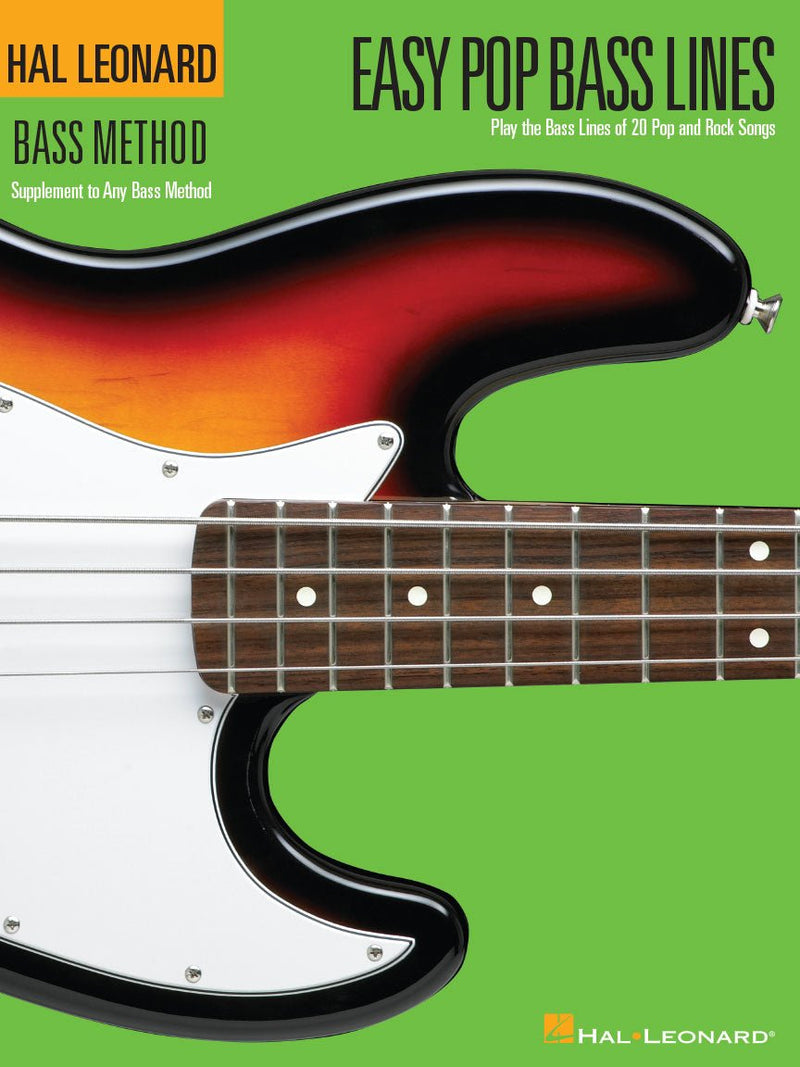 Hal Leonard Bass Method, Easy Pop Bass Lines Hal Leonard Corporation Music Books for sale canada