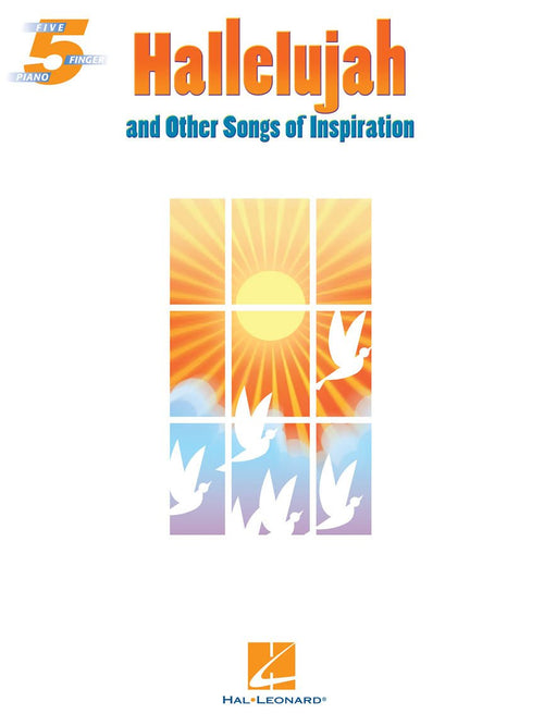 Hallelujah and Other Songs of Inspiration, 5 Finer Piano Default Hal Leonard Corporation Music Books for sale canada