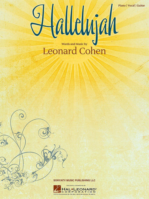 Hallelujah by Leonard Cohen Hal Leonard Corporation Music Books for sale canada