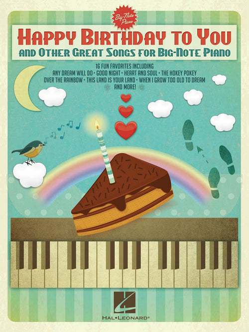 Happy Birthday to You and Other Great Songs for Big-Note Piano Default Hal Leonard Corporation Music Books for sale canada