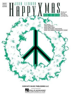 Happy X Mas ( War is over)- John Lennon - Sheet Music Hal Leonard Corporation Music Books for sale canada
