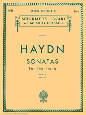 HAYDN Sonatas For the Piano Book 2 Vol 296 Default Hal Leonard Corporation Music Books for sale canada