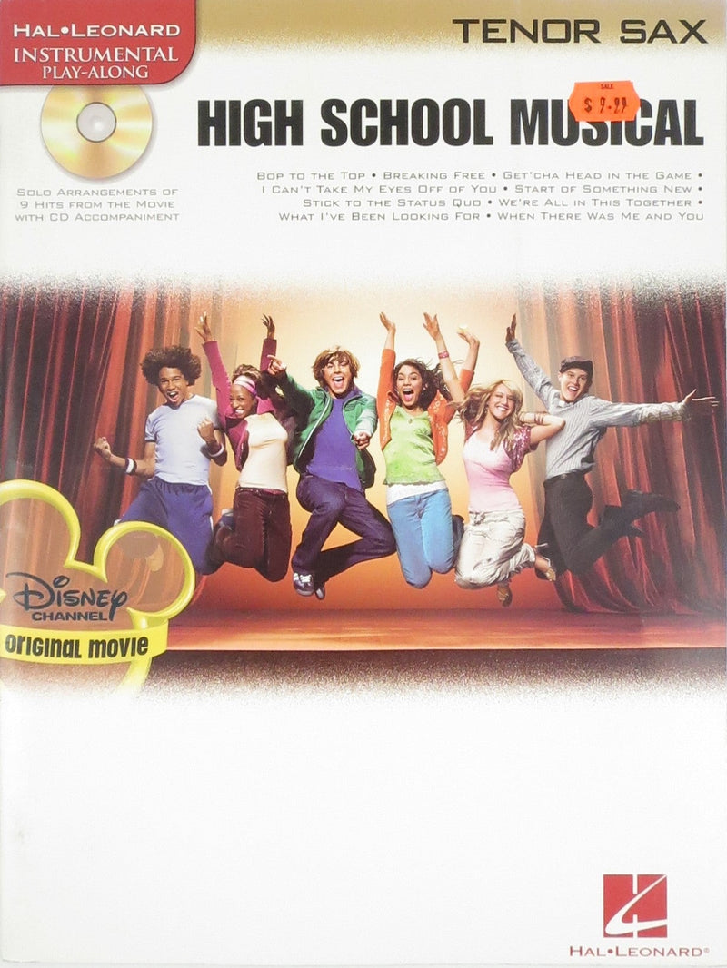 High School Musical, For Tenor Sax (Book & CD) Hal Leonard Corporation Music Books for sale canada