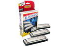 Hohner 3P1501BX 'Blues Band' Diatonic Harmonica 3-Pack Set Hohner Inc, USA Harmonica for sale canada