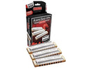 Hohner 3P1896BX Marine Band 1896 Classic Diatonic Harmonica 3-Pack Set Hohner Inc, USA Harmonica for sale canada