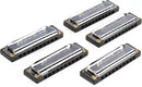 Hohner M2013 'Rocket' Diatonic Harmonica 5-Pack Set Hohner Inc, USA Harmonica for sale canada