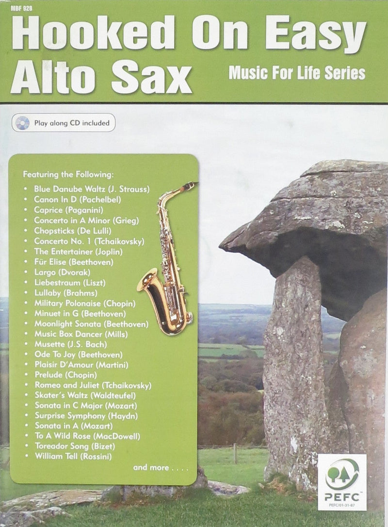 Hooked on Easy Alto Sax (Book & CD) Mayfair Music Music Books for sale canada