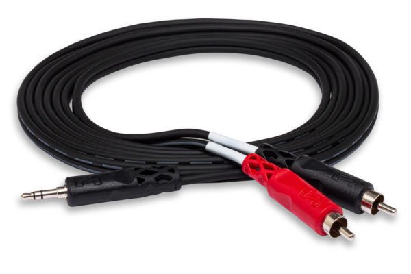 Hosa CMR-203 Stereo Breakout 3.5 mm TRS to Dual RCA Hosatech Accessories for sale canada