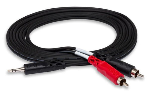 Hosa CMR-206 Stereo Breakout 3.5 mm TRS to Dual RCA Hosatech Accessories for sale canada