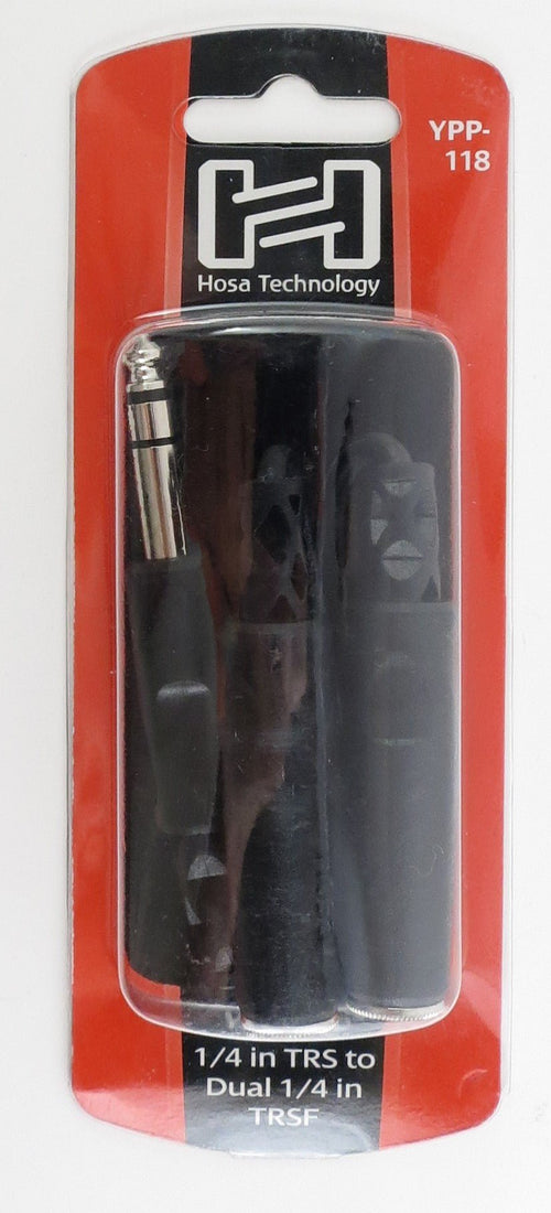 Hosa Technology, YPP-118, Y Cable 1/4 in TRS to Dual 1/4 in TRSF Hosatech Accessories for sale canada
