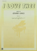 I Love Thee by Edvard Grieg Mayfair Music Music Books for sale canada