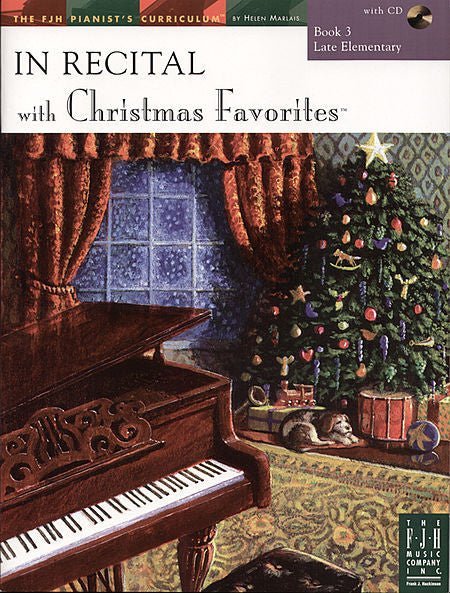 In Recital with Christmas Favorites Book 3 FJH Music Company Music Books for sale canada