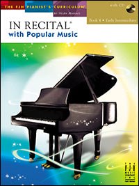 In Recital with Popular Music, Book 4 FJH Music Company Music Books for sale canada