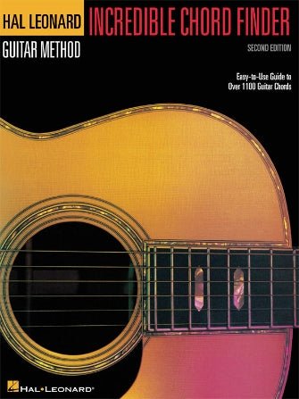 Incredible Chord Finder - 9 inch. x 12 inch. Edition Hal Leonard Guitar Method Supplement Default Hal Leonard Corporation Music Books for sale canada
