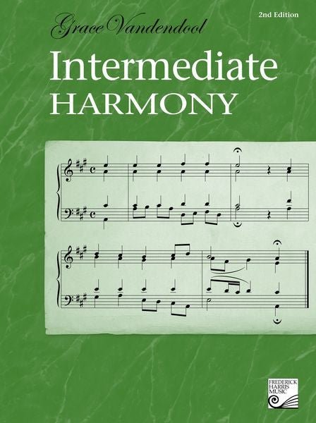 Intermediate Harmony, 2nd Edition Frederick Harris Music Music Books for sale canada