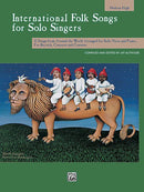 International Folk Songs for Solo Singers, Medium High Voice Default Alfred Music Publishing Music Books for sale canada