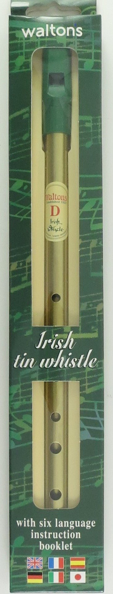 Irish Tin Whistle with Instruction Booklet Waltons Music Tin Whistle for sale canada
