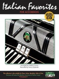 Italian Favorites for Accordion (Book & CD) Santorella Publications Music Books for sale canada