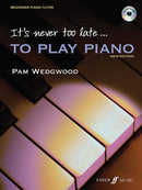 It's Never Too Late to Play Piano, Level 1 with CD Default Alfred Music Publishing Music Books for sale canada