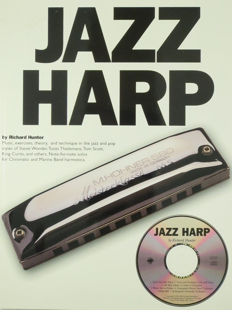 Jazz Harp by Richard Hunter (Book & CD) Default Hal Leonard Corporation Music Books for sale canada