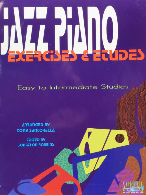 Jazz Piano Exercises & Etudes Book only Santorella Publications Music Books for sale canada