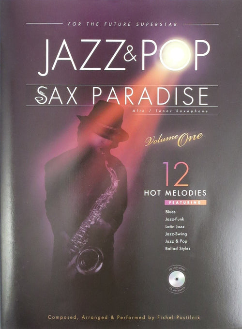 Jazz & Pop Sax Paradise, Vol.1 (Book & CD) F&N Enterprise Music Books for sale canada