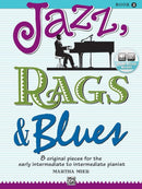 Jazz, Rags & Blues, Book 2 Book & Online Audio Alfred Music Publishing Music Books for sale canada
