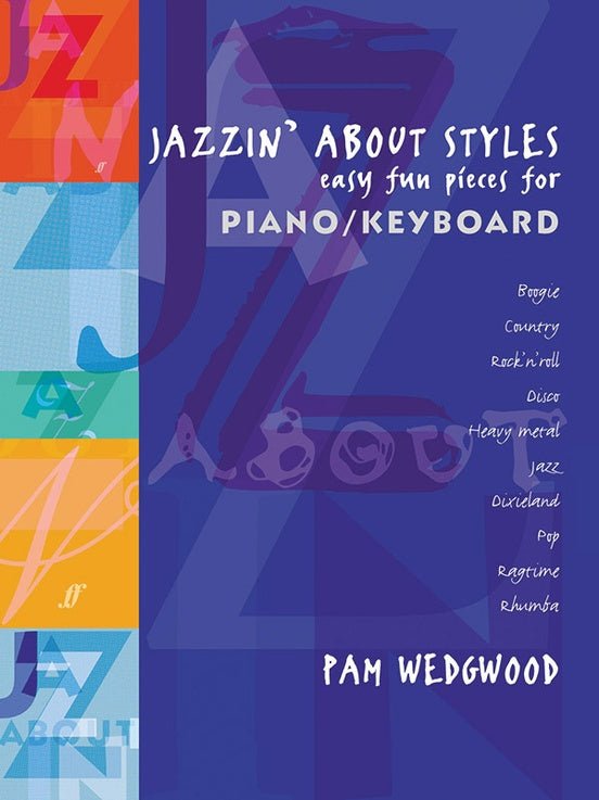 Jazzin' About Styles: Easy Fun Pieces for Piano / Keyboard FABER MUSIC Music Books for sale canada